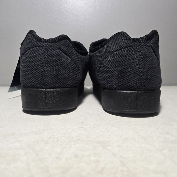 NEW Silverts Adaptive Slippers Diabetic Easy On Black Adjustable Womens 11 Men 9 - Picture 4 of 14